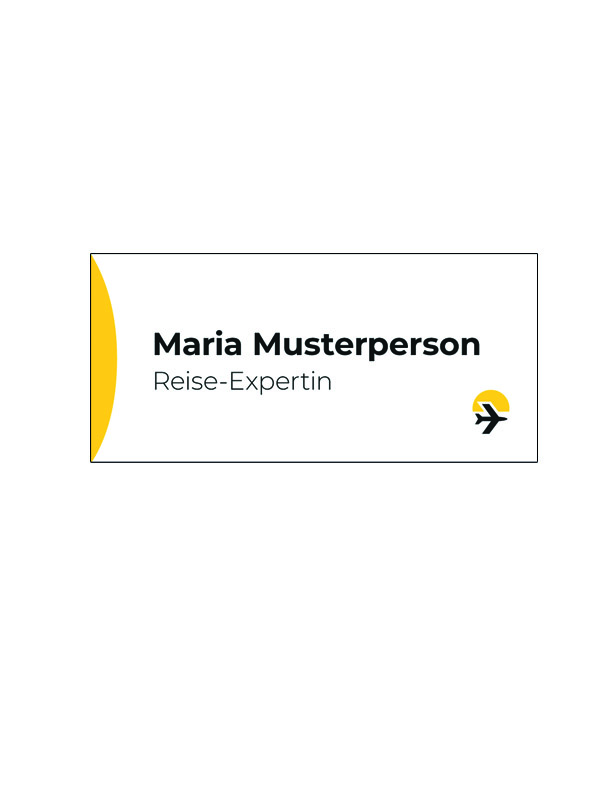 Magnetschild  + Pappeinleger